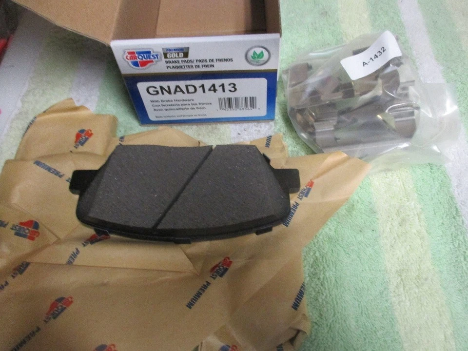 Pastillas de freno de disco delanteras D1413 para Hyundai Genesis 2010-2016 Kia Optima 2011-2015 Foto 1 de 1