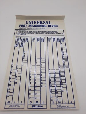 Dispositivo de medición de pie universal de colección para patín sobre ruedas Pacer Dominion Riedell  Foto 1 de 4