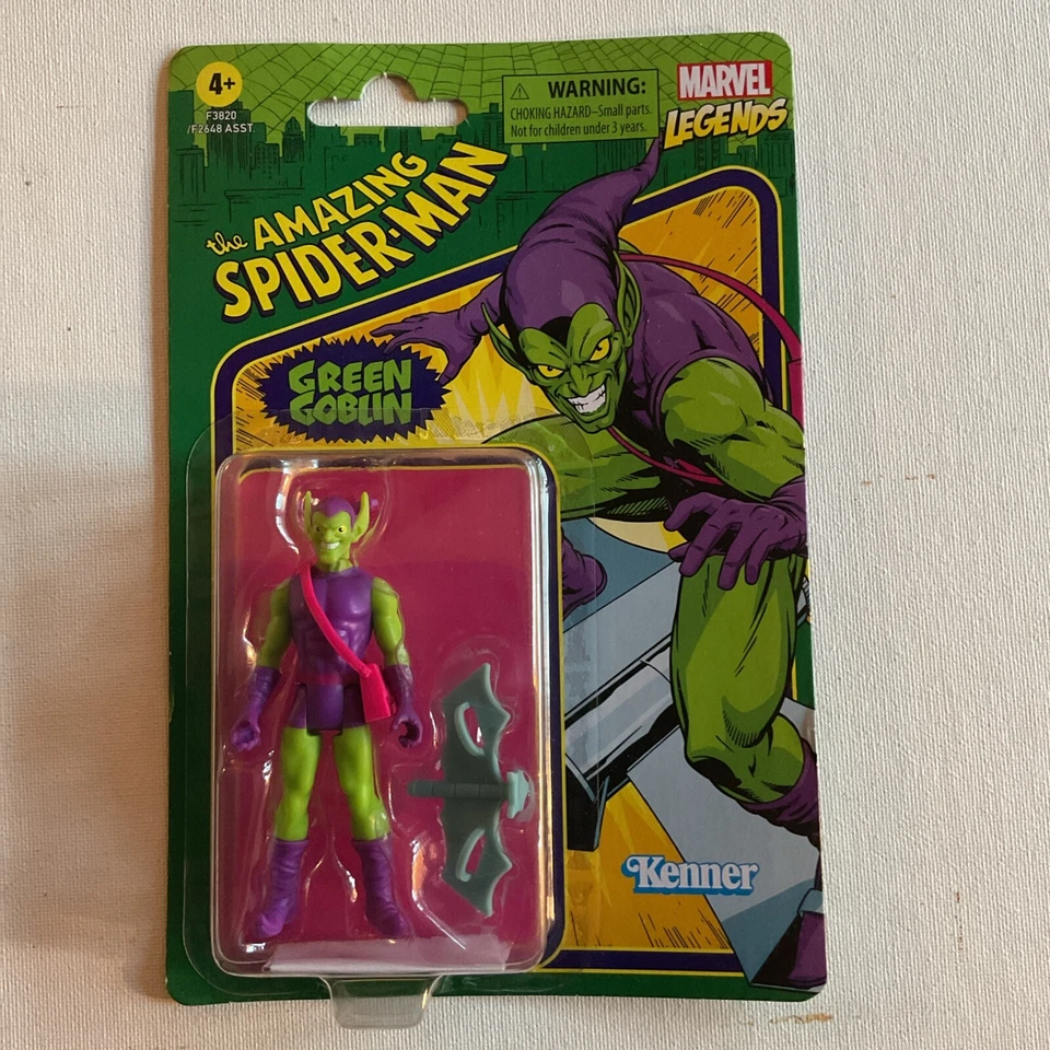 FIGURA DE ACCIÓN KENNER HASBRO LEGENDS THE ASZING SPIDER MAN DUENDE VERDE Foto 1 de 1