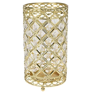 Cage Lantern Metal Candle Holder Table Lantern Lamp Tealight Home D�cor Golden - Picture 1 of 2