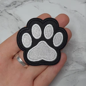 Lindo bolso de apliques de regalo de naturaleza hágalo usted mismo con estampado de pata bordado para coser - Imagen 1 de 3