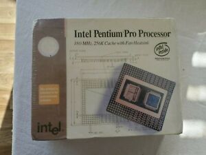 Vintage Intel Pentium Pro 180MHz (BOXBP80521-180) New w/Box- 180MHZ 256K  04/97