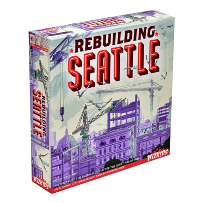Rebuilding Seattle - Wizkids Board Game - Resource Management, Tile Laying, New! - Image 1 of 3