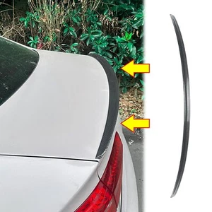 Carbon Look For Audi A4 S4 B8 2009-2016 S Style Rear Trunk Spoiler Lip Roof Wing - Picture 1 of 7
