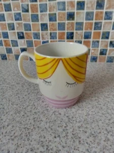 TAZA SEÑORA PORTMEIRION COLORES VERDADEROS 8,5 CM ALTO 10 CM DIAM ROJO AMARILLO - Imagen 1 de 4