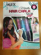 Alex Spa Metallic Hair Chalk Salon 5 Color Hair Pens  -  E14B