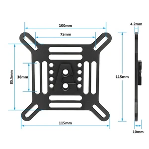 Vesa Adapter Platte Multifunktionale 75X75Mm 100X100Mm Aluminium Vesa Mount DON - Bild 1 von 22