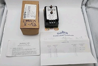 Setra 2541001WD11T1F Pressure Transmitter Model 264 0-1.0" WC Range 24VDC - Image 1 of 2