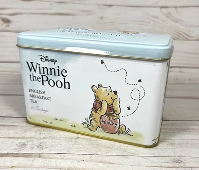 Disney Winnie The Pooh English Breakfast Tea 40Bags Collector Tin BB:2/28 Foto 1 de 4