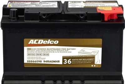 ACDELCO 94RAGMHR High Reserve AGM; BCI Group 94R; — 第 1/3 张图片