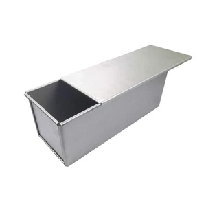 Pullman Loaf Pan with Lid Aluminumed Steel Pullman Loaf Pan Commercial Grade ... - Picture 1 of 8