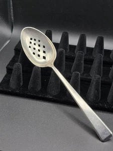 Handtuch Sterlingsilber geschlitzt Servierlöffel 8,5" 73g Mid Century Modern Besteck - Bild 1 von 18