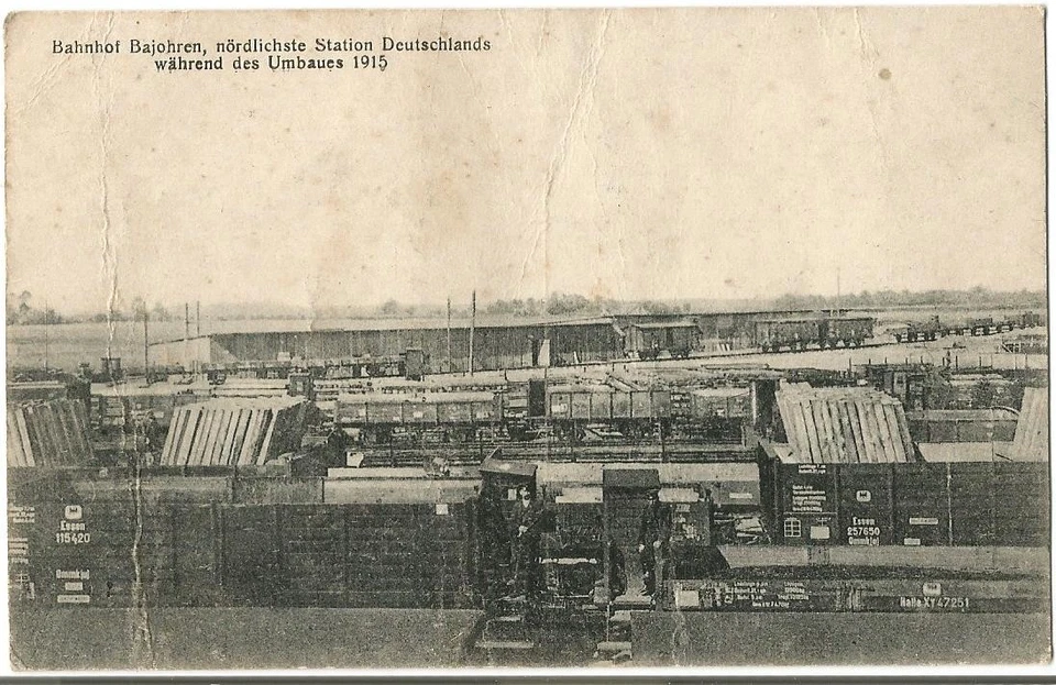 AK  Bajohren - Ostpreussen - Bahnhof - bei Memel  1915 - Bild 1 von 1