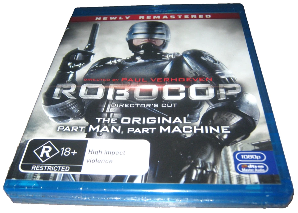 Robocop - Director's Cut - Remastered - New Blu-Ray - Super Rare Aus Release - Image 1 of 1