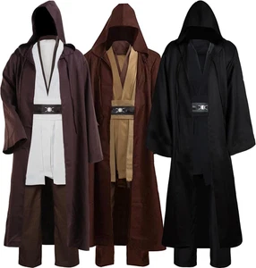 Tunika Kostüm Herren Tunika Kapuze Gewand Full Set Halloween Cosplay Kostüm Umhang S - Bild 1 von 11