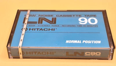 Cinta de casete de audio en blanco Hitachi LN 90 (sellada) ¡NUEVA DE STOCK! Nuevo Foto 1 de 4
