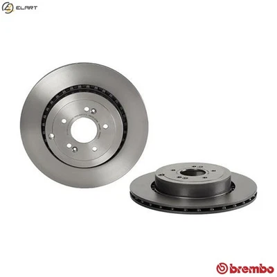 2x BRAKE DISC 09.D028.11 FOR KIA G6DP 3.3L 6cyl STINGER - Image 1 of 4