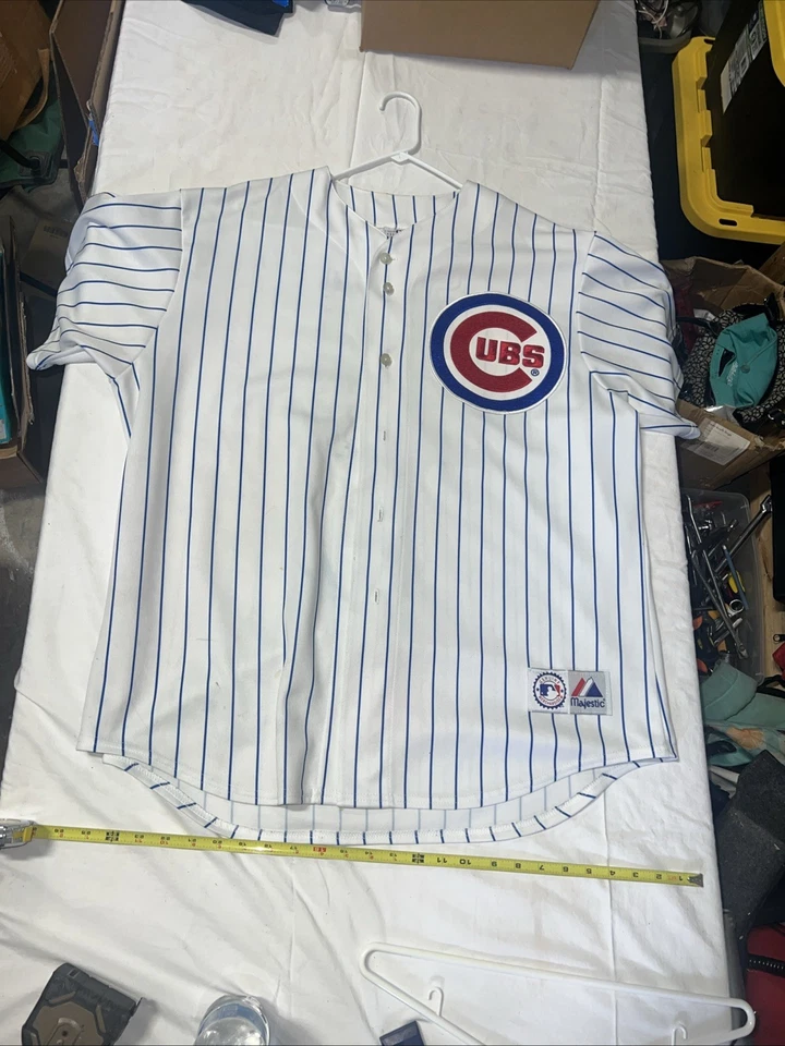 Camiseta deportiva de béisbol vintage majestuosa auténtica MLB de los Chicago Cubs Sammy Sosa #21 XL Foto 1 de 4