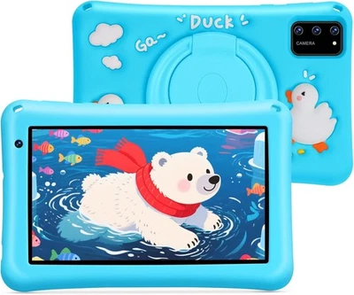Tablette Enfant 7 Pouces Android 13 8Go RAM 64Go ROM Octa-Core Caméra HD - Photo 1/3