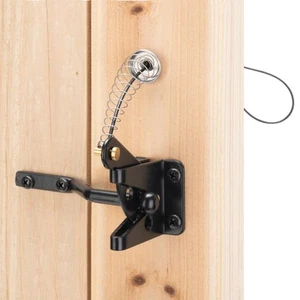 Self Locking Gate Latch for Wooden Fence Heavy Duty,Gravity Lever Fence Door ... - Picture 1 of 7