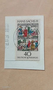 Briefmarke 🇩🇪 BRD Bund Michel Nr.877 Gestempelt 400. Todestag von Hans Sachs - Bild 1 von 1