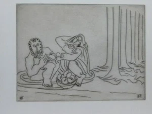 Ben Zion "Gilgamesh "XIV with text - Picture 1 of 5