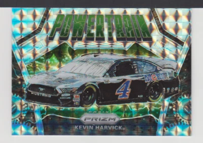 KEVIN HARVICK - 2020 - PANINI PRIZM  POWER TRAIN SILVER MOSAIC PRIZM  /199  # 81 - Image 1 of 2