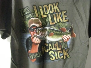 NEW BUCKWEAR OUTDOORS T-SHIRT, #1132-OLIV-ADL-M MEDIUM RETAIL $15 SALE $6 - Picture 1 of 7