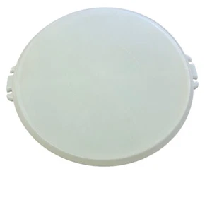 Tupperware 12 Zoll rund 405-1 Kuchen Kuchen Gemüse Träger/Halter mit 224-9 Deckel Vintage weiß - Bild 1 von 8