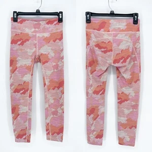 Outdoor Voices Women’s S Coral Stroke Techsweat Flex 7/8 Leggings - Picture 1 of 8