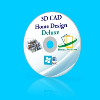 3D CD Home Design 3D Graphic-Interior Design CAD Architect Software-Windows Mac - Image 1 of 4
