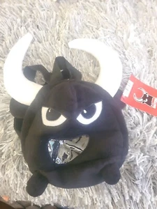 Jordi Nogues Bad Toro Bull Plush Bag 7" Black Peluche BadToro Rojo. Nwt Rare - Picture 1 of 4
