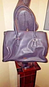 Aldo Westorange Black Leather Purse Shoulder Bag - Picture 1 of 10