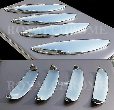 COMBO UNICUS Juego de Cubiertas de Palanca y Cubo para Manija de Puerta 8x para JAGUAR X-TYPE CROMO Foto 1 de 4