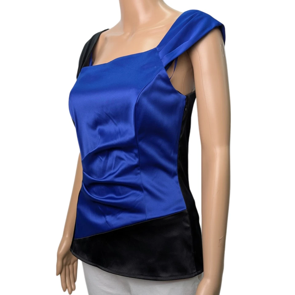 Le Château Women’s S Satin Like Tank Blouse Cocktail Formal Made In Canada - Image 1 of 4