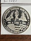 Standing With Veterans 2017, First Fidelity Reserve 1 Oz Silver Medal RD1025