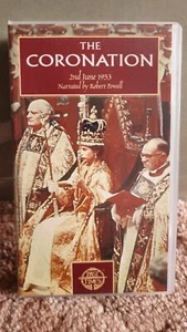 Past Times The Coronation Queen Elizabeth II 1953 Pal VHS Video - Picture 1 of 2