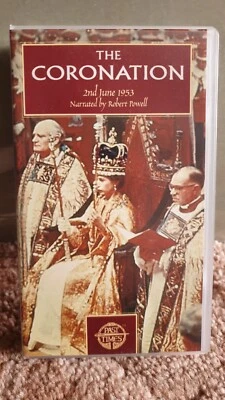 Past Times The Coronation Queen Elizabeth II 1953 Pal VHS Video - Image 1 of 2