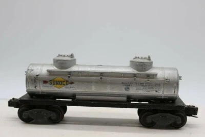 Lionel Two Dome Sunoco Tank Car #6465 Unique type of couplers O Gauge 1:48 - Image 1 of 4