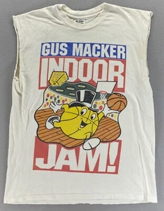 Vintage Gus Macker Indoor JAM! Shirt Cutoff Men’s L Saginaw Valley Sponsor Promo - Picture 1 of 18