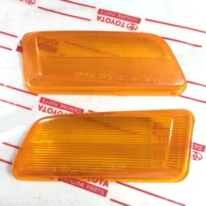 Turn Signal Side Lamp Lens Pair TOYOTA CORONA RT80 NOS KOITO JAPAN - Picture 1 of 8