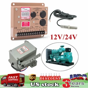 12V/24V Motordrehzahlregler Regler ESD5500E Magnetischer Drehzahlsensor Kit Werkzeug - Bild 1 von 32