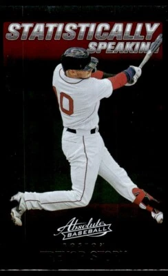 2022 Panini Absolute Statistically Speaking Trevor Story Boston Red Sox #SS-9 - Image 1 of 2