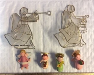 Collezione figurine ornamento angelo lotto di 6 pezzi GnuFoundArt - Foto 1 di 12