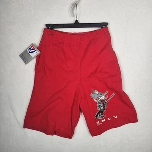 Vintage 90s The Game Red UNLV Running Rebels Basketball Shorts Size L NWT's USA - Picture 1 of 3