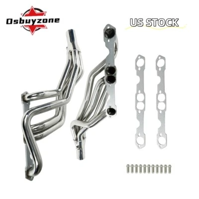 Par de cabezales de escape de acero inoxidable para Chevy Camaro/Firebird 1993-1997 5,7 L LT1 V8 Foto 1 de 4