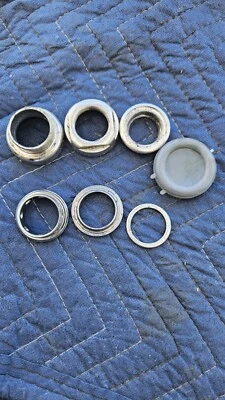 ~ Vintage Campagnolo C-Record Alloy Headset 25.4 x 24F. Italian Mint Take-Off ~ - Image 1 of 4