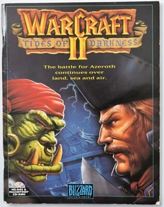 WarCraft II Tides of Darkness Instruction Manual Book Blizzard PC Game NO GAME - Picture 1 of 3