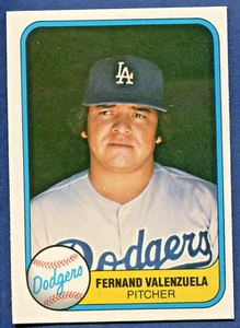 1981 Fleer Fernando Valenzuela Rookie #140 NM-MT or Better - Bild 1 von 2