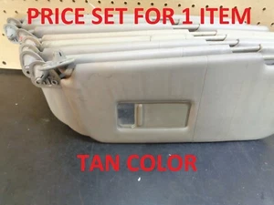 TOYOTA COROLLA PRIZM 1998 2002 DRIVER SIDE TAN SUN VISOR - Picture 1 of 12
